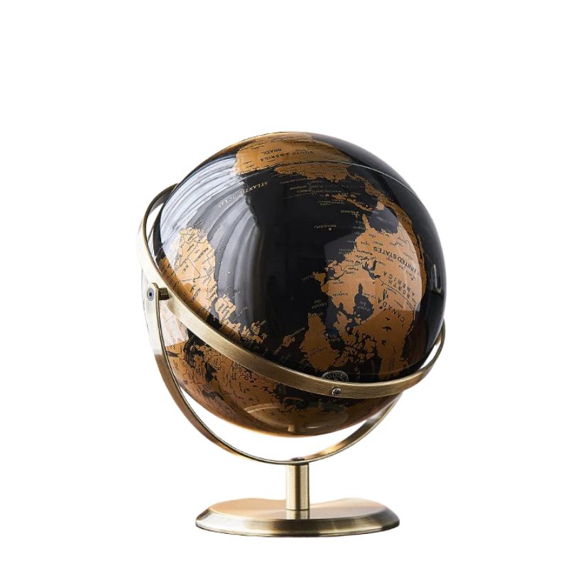 Globe Terrestre Design sur Pied