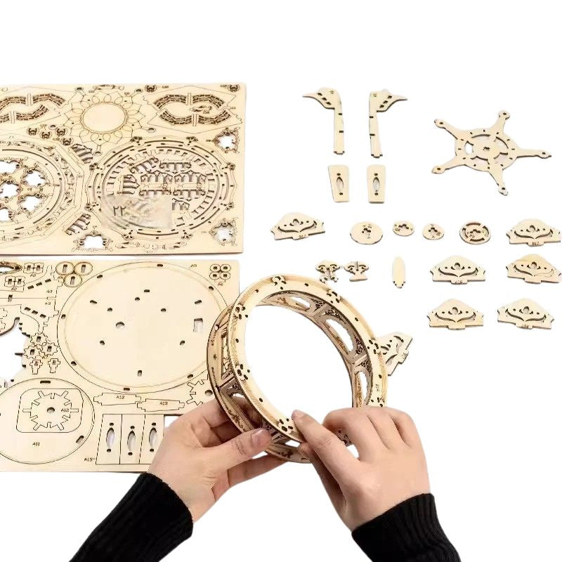 Globe Puzzle 3D Bois