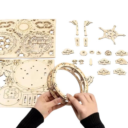 Globe Puzzle 3D Bois