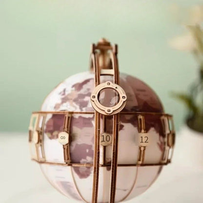 Globe Puzzle 3D Bois